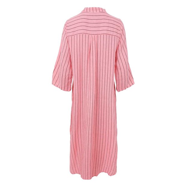 BLACK COLOUR - MELINA SHIRT DRESS | ROSE STRIPE