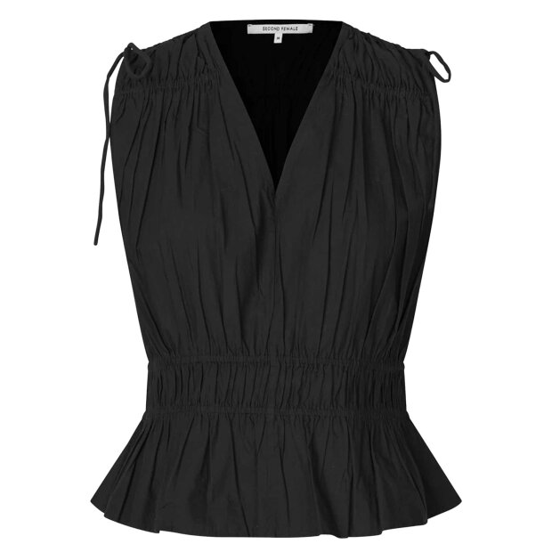 SECOND FEMALE - CARPI TOP | BLACK