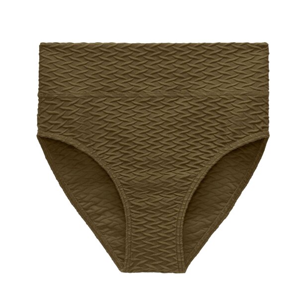 PAULA BEACHWEAR - BOTTOM SEAWEED WAVE | KHAKI