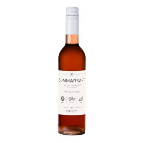 ERNST - SOMMERSAFT - HINDBÆR/RABARBER