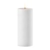 UYUNI - OUTDOOR LED MAXI PILLAR CANDLE | WHITE