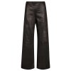 DEPECHE - MIA LOOSE PANTS WIDE LEG | CHOCOLATE