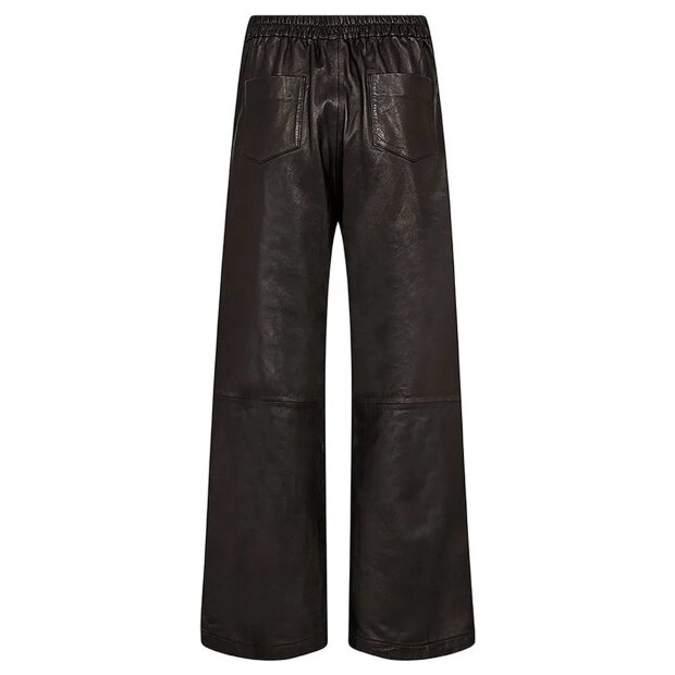 DEPECHE - MIA LOOSE PANTS WIDE LEG | CHOCOLATE