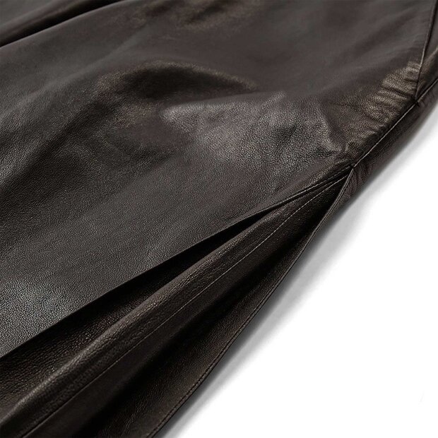 DEPECHE - MIA LOOSE PANTS WIDE LEG | CHOCOLATE