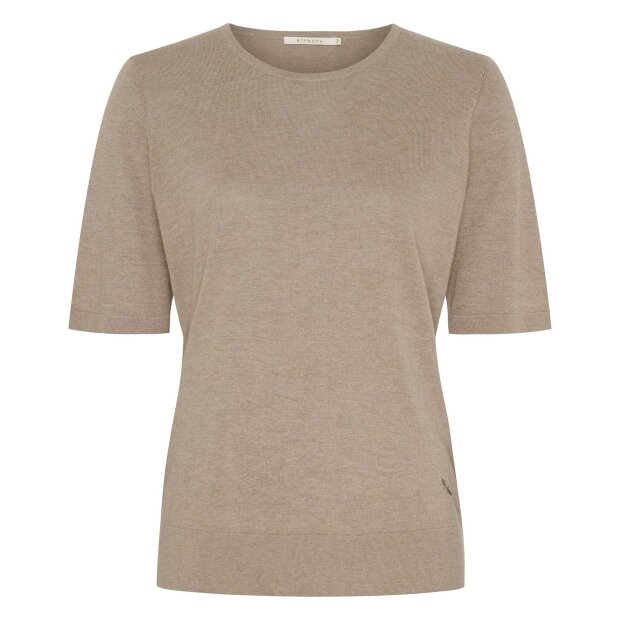 BTF CPH - CATHRINE SILK TOP | TAUPE