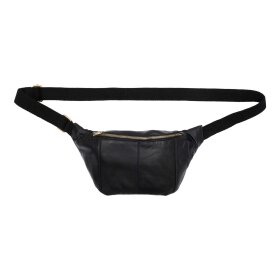 BTF CPH - FELICIA LEATHER BUMBAG | BLACK W/GOLD ACC.