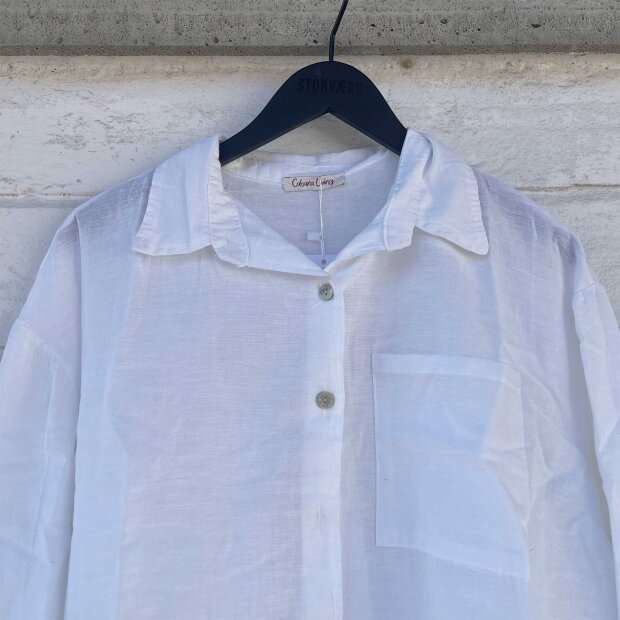 CABANA LIVING - BLIA SKJORTE | WHITE