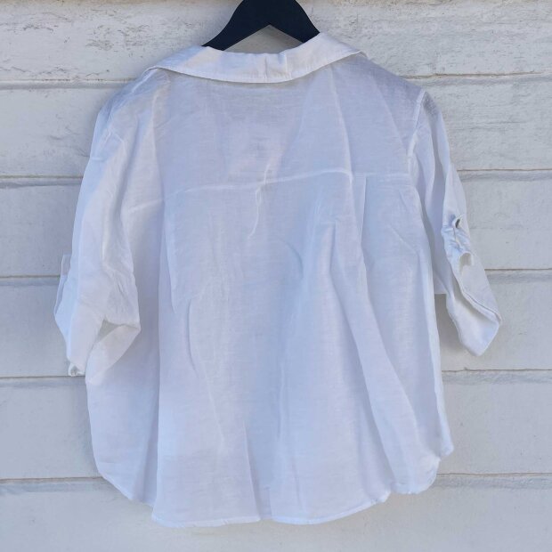 CABANA LIVING - DARA SKJORTE | WHITE