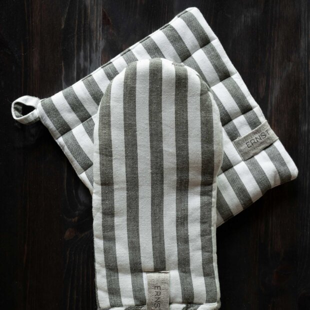 ERNST - GRYDELAP BRED STRIBE | SALVIA/HVID