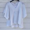 CABANA LIVING - TUDI BLUSE | WHITE