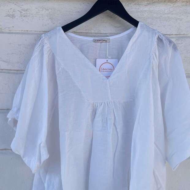 CABANA LIVING - TUDI BLUSE | WHITE