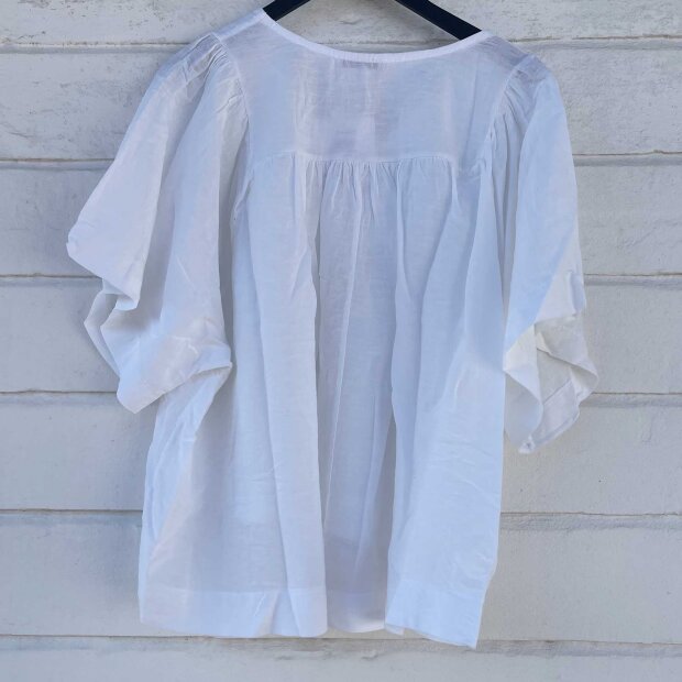 CABANA LIVING - TUDI BLUSE | WHITE