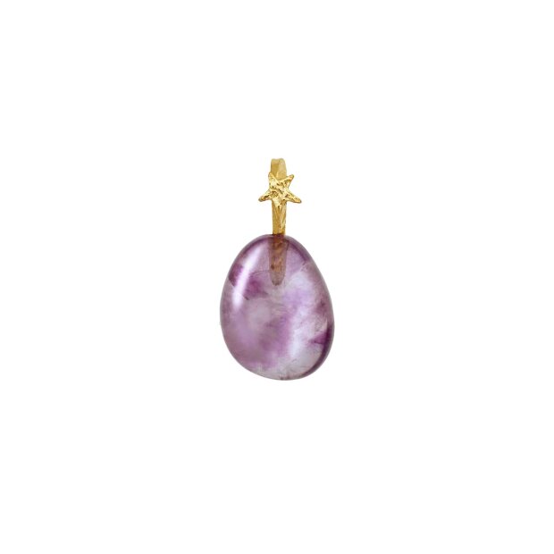 MAANESTEN - AMETHYST AIR PENDANT | FORGYLDT