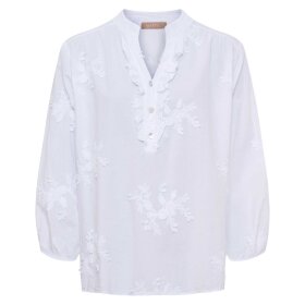 MARTA DU CHATEAU - ANNIKA BLOUSE | WHITE