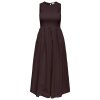 JDY - DIEGO S/L SMOCK MIDI DRESS | CHOCOLATE TORTE