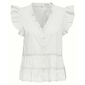 JDY - JULIA S/L LACE TOP | CLOUD DANCER