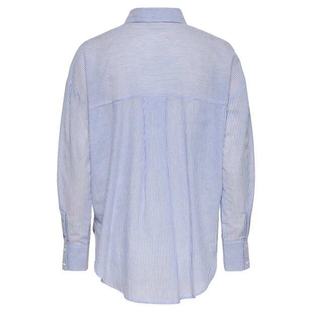 JDY - PAIGE L/S LOOSE EMB. SHIRT | CLOUD DANCER