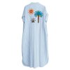 CABANA LIVING - NAISAN SKJORTE KJOLE | LIGHT BLUE