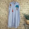 CABANA LIVING - NAISAN SKJORTE KJOLE | LIGHT BLUE