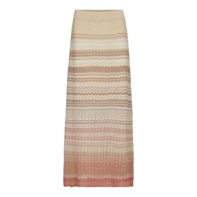 MOS MOSH - HOPI ZIG ZAG SKIRT | ECRU