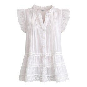 CONTINUE COPENHAGEN - AUDREY TOP | WHITE
