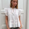 CONTINUE COPENHAGEN - AUDREY TOP | WHITE