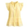 CONTINUE COPENHAGEN - AUDREY TOP | YELLOW