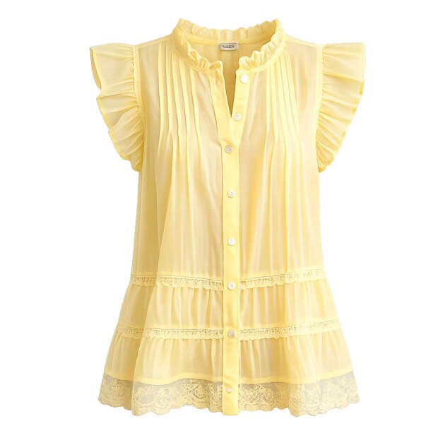 CONTINUE COPENHAGEN - AUDREY TOP | YELLOW