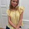 CONTINUE COPENHAGEN - AUDREY TOP | YELLOW