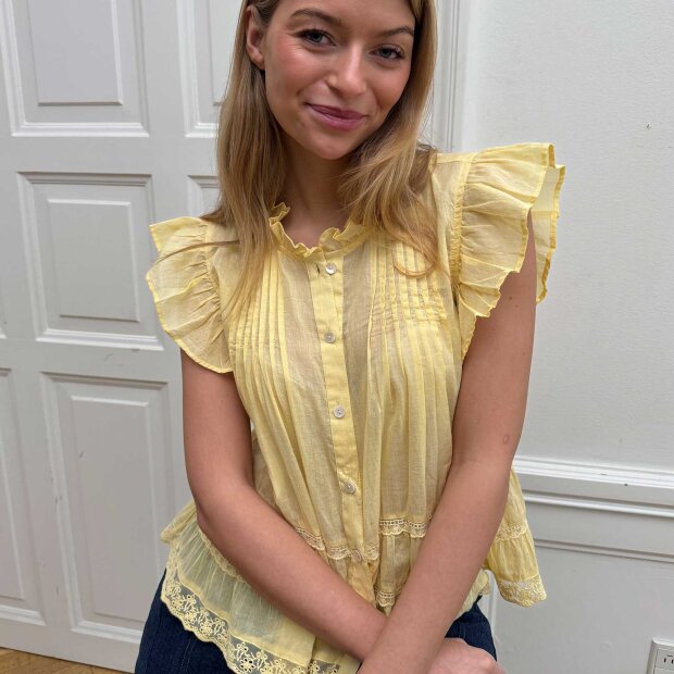 CONTINUE COPENHAGEN - AUDREY TOP | YELLOW