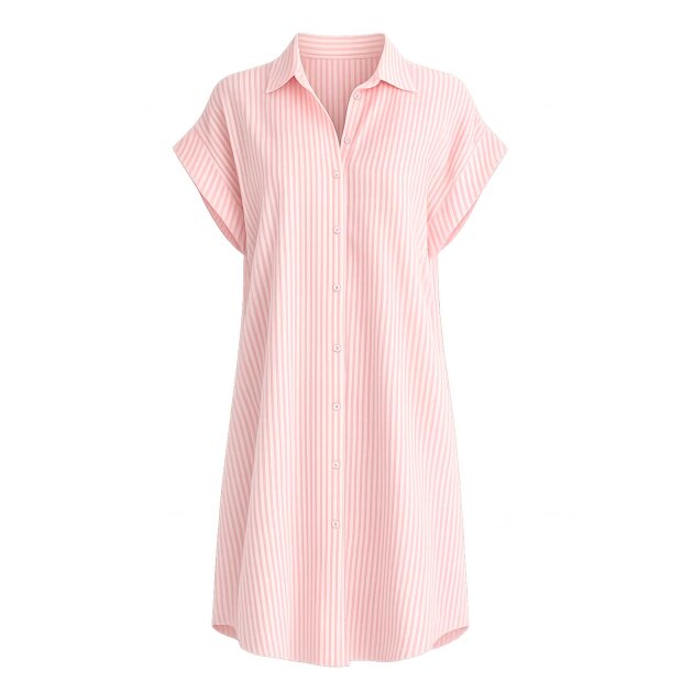 CONTINUE COPENHAGEN - KYLIE SKJORTE KJOLE | ROSE STRIPE