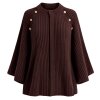 CONTINUE COPENHAGEN - LOUIS CAPE | BROWN CONTINUE COPENHAGEN - LOUIS CAPE | BROWN