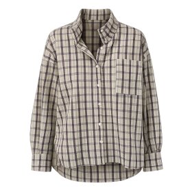 CONTINUE COPENHAGEN - JESSIE CHECK SHIRT | BLUE CHECK
