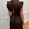 CONTINUE COPENHAGEN - BEATE DRESS | BROWN