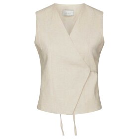 NEO NOIR - SAMARA RAMIE WAISTCOAT | NATURAL