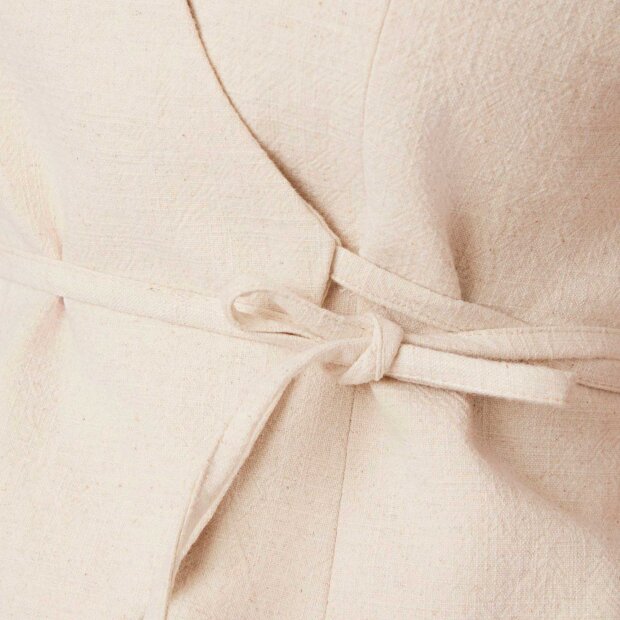 NEO NOIR - SAMARA RAMIE WAISTCOAT | NATURAL