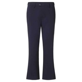 IVY COPENHAGEN - ALICE CROPPED FLARE PANTS | NAVY