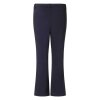 IVY COPENHAGEN - ALICE CROPPED FLARE PANTS | NAVY