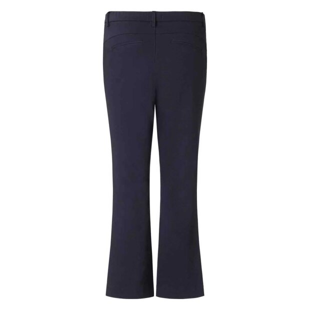 IVY COPENHAGEN - ALICE CROPPED FLARE PANTS | NAVY
