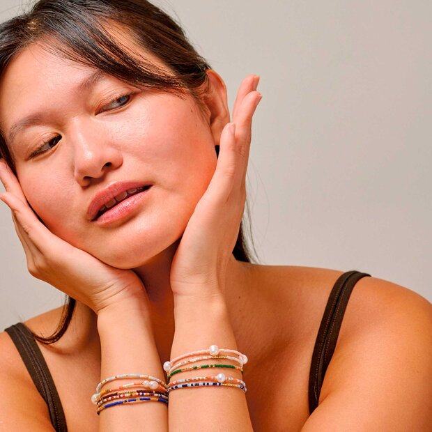 ENAMEL COPENHAGEN - PETRA BRACELET | LIGHT PINK