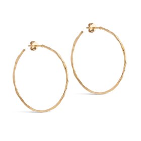 ENAMEL COPENHAGEN - ORGANIC ARENA LARGE HOOPS | FORGYLDT
