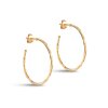 ENAMEL COPENHAGEN - ORGANIC ARENA MEDIUM HOOPS | FORGYLDT