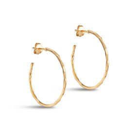 ENAMEL COPENHAGEN - ORGANIC ARENA MEDIUM HOOPS | FORGYLDT