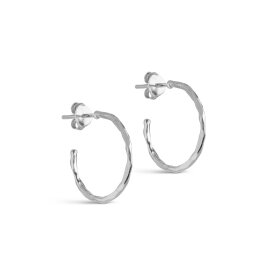 ENAMEL COPENHAGEN - ORGANIC ARENA SMALL HOOPS | SØLV