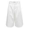 JDY - BIANCA HW BERMUDA SHORTS | WHITE