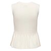 JDY - RHEA S/L O-NECK PEPLUM TOP | CLOUD DANCER