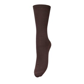 BECK SØNDERGAARD - TELMA SOLID SOCK | HOT FUDGE BROWN