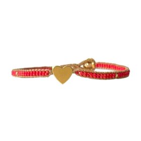 IBU JEWELS - BRACELET JILL HEART | CORAL
