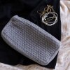 BY LOHN - KNITTED CLUTCH | GREY MELANGE