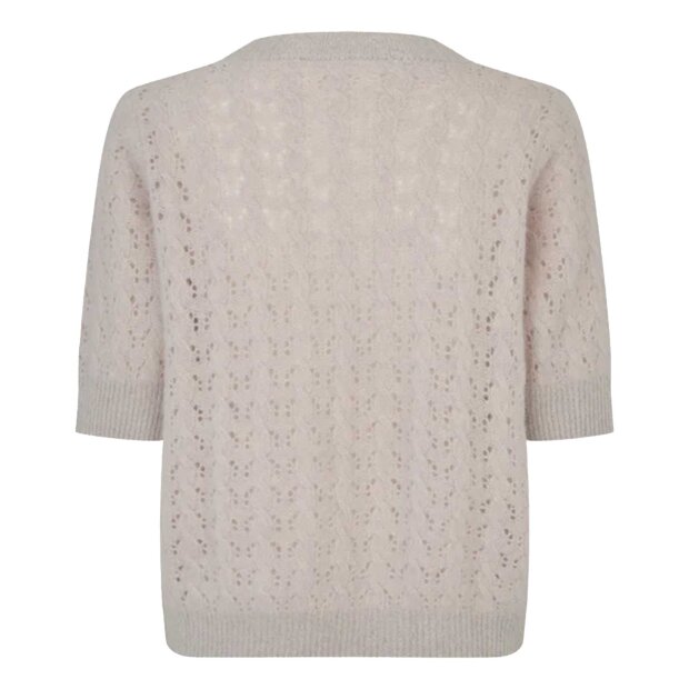 SIX AMES - ROCCA DECO SWEATER | SILVER WHITE MELANGE